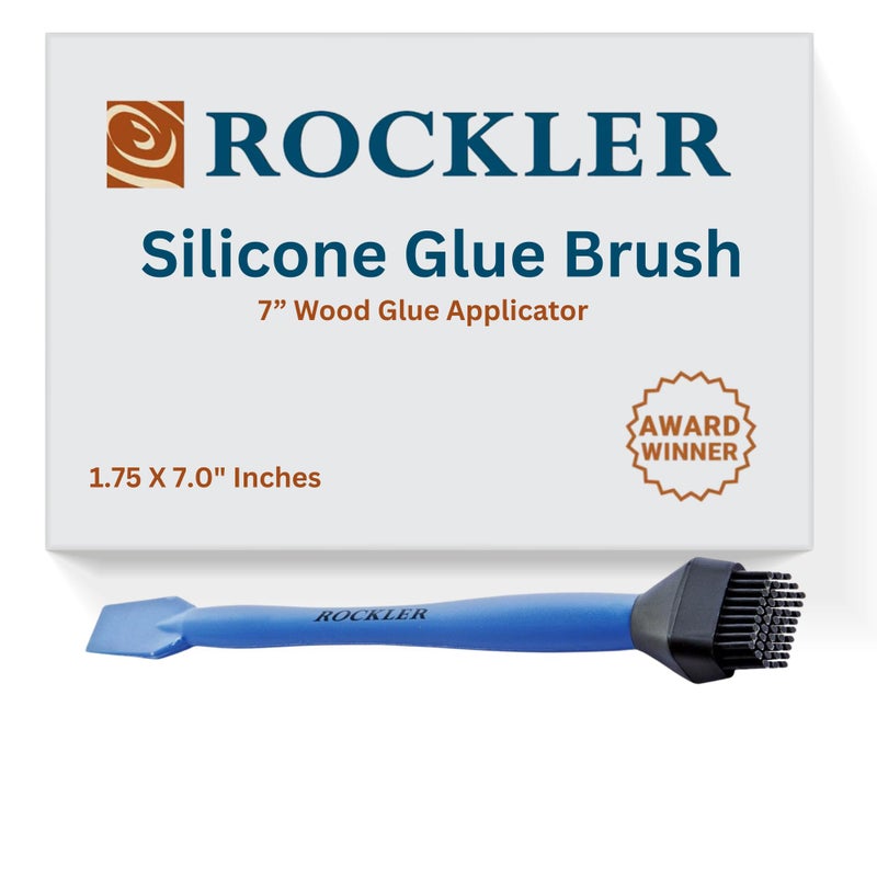 Rockler 7â€ Long Silicone Glue Brush â€“ Wood Glue Applicator Ideal for Woodworking & More â€“ Long-Last Silicone to Hold Wet Glue â€“ Easy to Clean Bristles â€“ Waterproof - Image 1